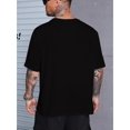 thumbnail image 2 of Men's Trendy Letter After Print T-shirt, Casual Fashion Tee, Street Style Short Sleeve Crew Neck Shirt, 2 of 5