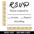 thumbnail image 2 of RSVP Please Respond By Blank Fill-In Wedding Invitation Self-Inking Rubber Stamp Ink Stamper - Blue Ink - Large 1-1/2 Inch, 2 of 7
