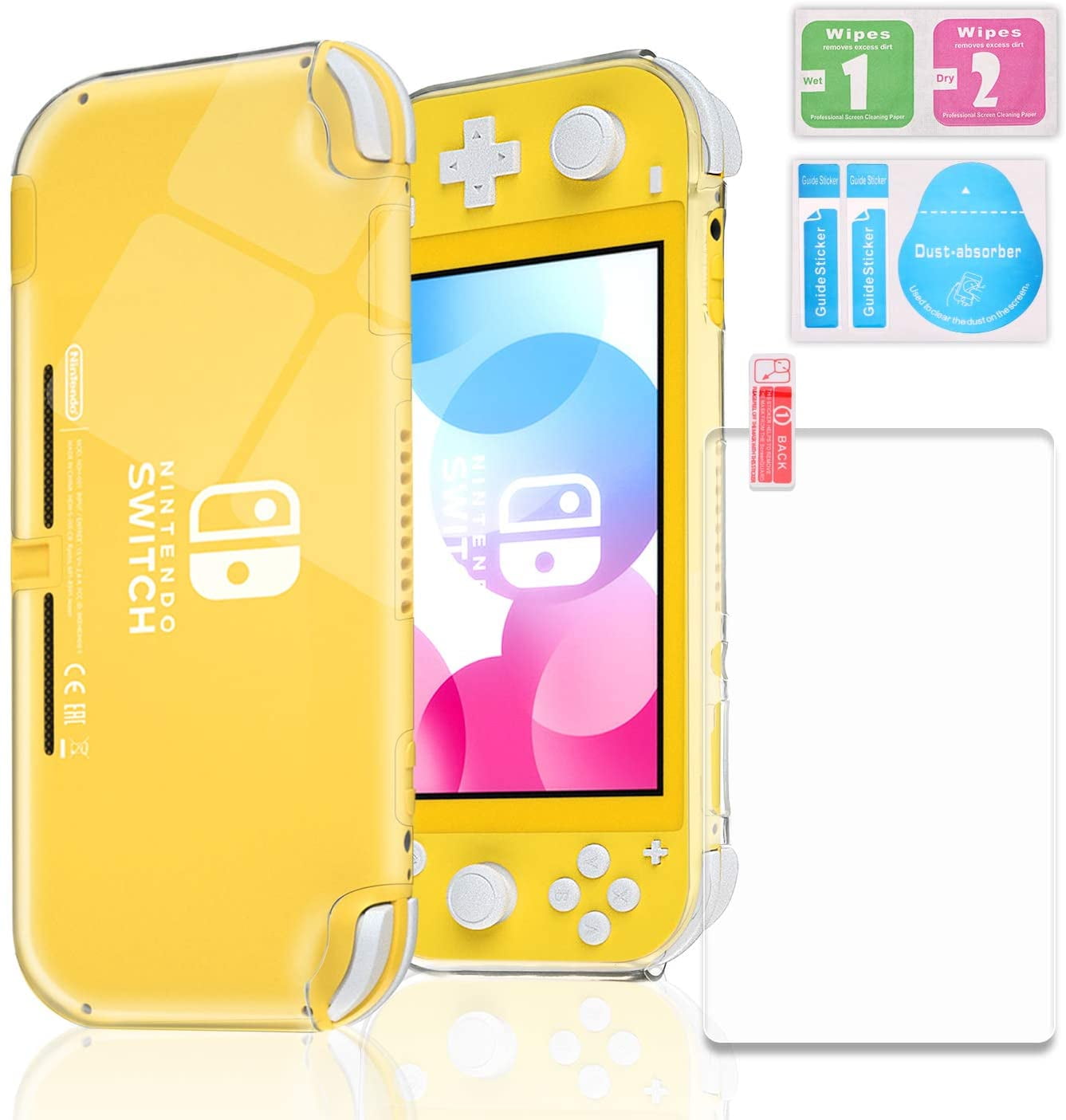TPU Case for Nintendo Switch LIte, Clear Protective Case for Nintendo