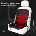 thumbnail image 2 of Kenally Cojín de asiento con calefacción automática, portátil, desmontable, ajustable, calentamiento rápido, invierno, otoño, mantenimiento Ventana automotriz Kenally VI017853-00, 2 of 6