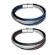 thumbnail image 4 of Minnieouse de cuero hecha a mano de 3 capas, brazalete con hebilla de piedra imán, muñequera de cuerda larga, cadena de mano para banquete de Ropa, zapatos y accesorios Miscelánea Azul Minnieouse AP017836-01, 4 of 6
