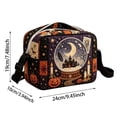 thumbnail image 2 of SUYOLL Halloween Quilted Crossbody Bag, Unisex Zipper Waist Pack, Casual Shoulder Bag for Daily Outdoor Use, 2 of 3