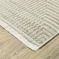 thumbnail image 4 of Oriental Weavers Bauer Area Rug - 4150E - 2'3" x 7'6" - in Beige/ Ivory - Modern Style, Recycled PET Fibers, Stain Resistant, Entryway, Hallway Runner Rug, 4 of 4