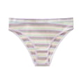 thumbnail image 1 of Gibobby Ropa interior termica Bragas informales transpirables cómodas de arcoíris para mujer, bragas de cintura alta con estampado de arcoíris para mujer(Rosa， M), 1 of 5
