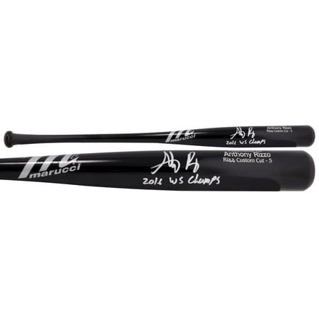 Anthony Rizzo Chicago Cubs 2016 MLB World Series Champions Autographed Marucci Game Model Bat with 