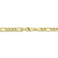 thumbnail image 3 of Primal Gold 10 Karat Yellow Gold 5.35mm Semi-Solid Figaro Chain, 3 of 6