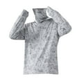 thumbnail image 4 of Camisa con capucha y protección solar para hombre, ropa exterior, camisetas solares, camisa refrescante para pesca Gris claro, 4 of 9