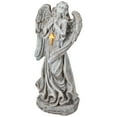 thumbnail image 6 of Northlight LED Solar Lighted Angel with Cross Garden Statue - 19", 6 of 9