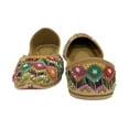 thumbnail image 3 of Women Punjabi Juti Handmade Traditional Wedding Ethnic Shoes Flat Mojari Bridal Soft Juttis US 6 / EURO 36, 3 of 5