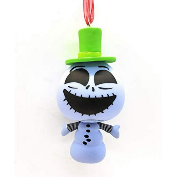 Nightmare Before Christmas Blue Snowman Custom Christmas Ornament