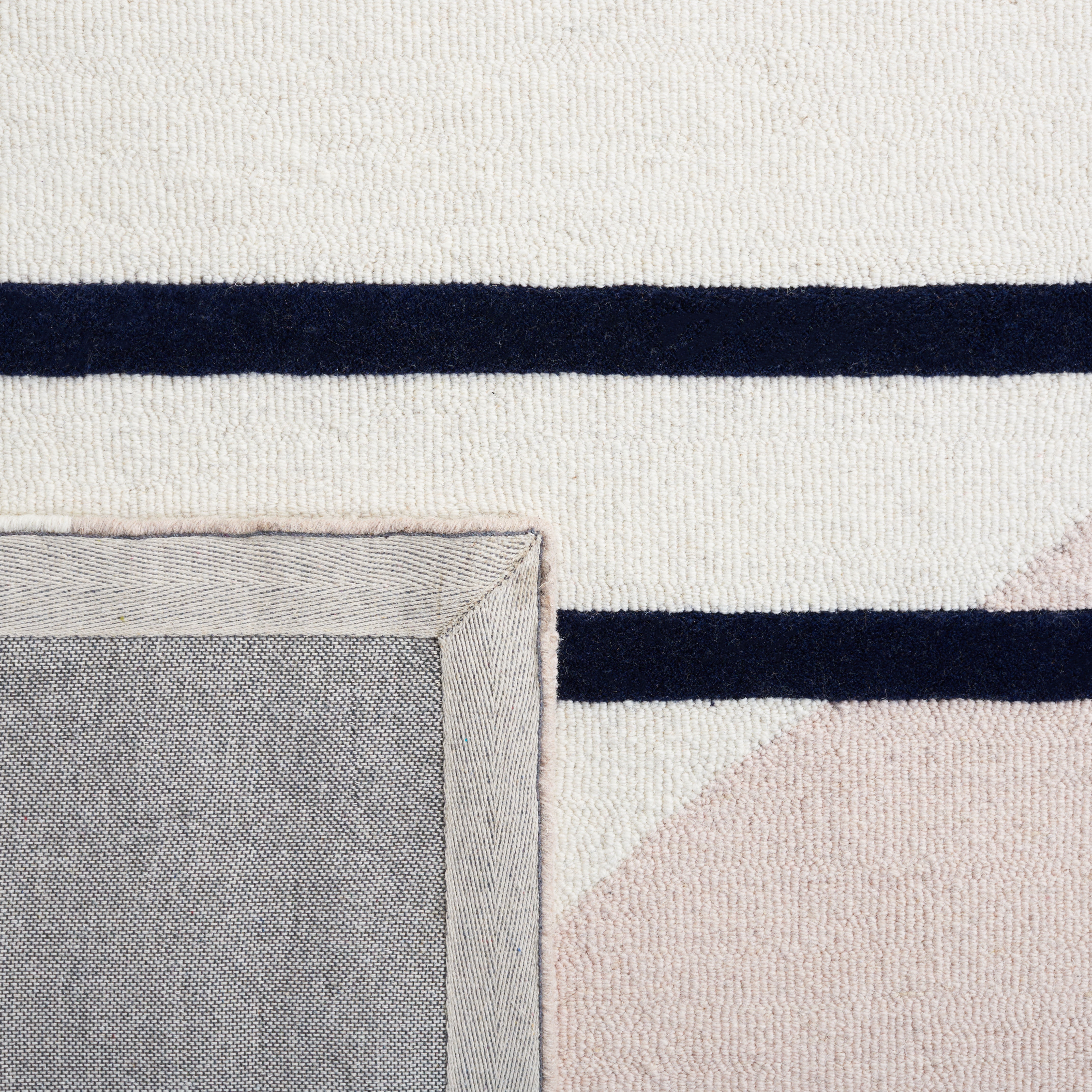 SAFAVIEH Rodeo Drive Corine Abstract Area Rug, Blush/Black, 9' x 12'