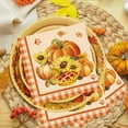 thumbnail image 4 of Dongrere Fall Napkins Disposable 24-Pack, Orange Party Supplies for Thanksgiving Dinner & Fall Gatherings, 4 of 6