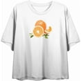 thumbnail image 4 of Oranges Fruit Adult White Crew Neck Short Sleeve Tee-Medium, 4 of 6