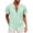 Green, variant on Knit Shirts for Men Classic Fit Short Sleeve Button Down T Shirts Comfortable Collared Hollow Texture Pullovers Summer Beach Vacation Shirt Dark Green XXL