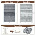 thumbnail image 4 of EastVita Area Rugs Carpets Outdoor Rugs ,Double Sided Mat , Waterproof and Sun Proof Plastic Grass Carpet for Backyard, Deck, Picnic gray 9*12ftA, 4 of 7