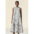 thumbnail image 2 of Vestido Bellabarnetten Florelle sin mangas con estampado de flores a media pierna, 2 of 6