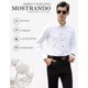 thumbnail image 4 of Sanfu® Camisa Ajustada De Negocios De Color Liso Para Hombre, 4 of 7