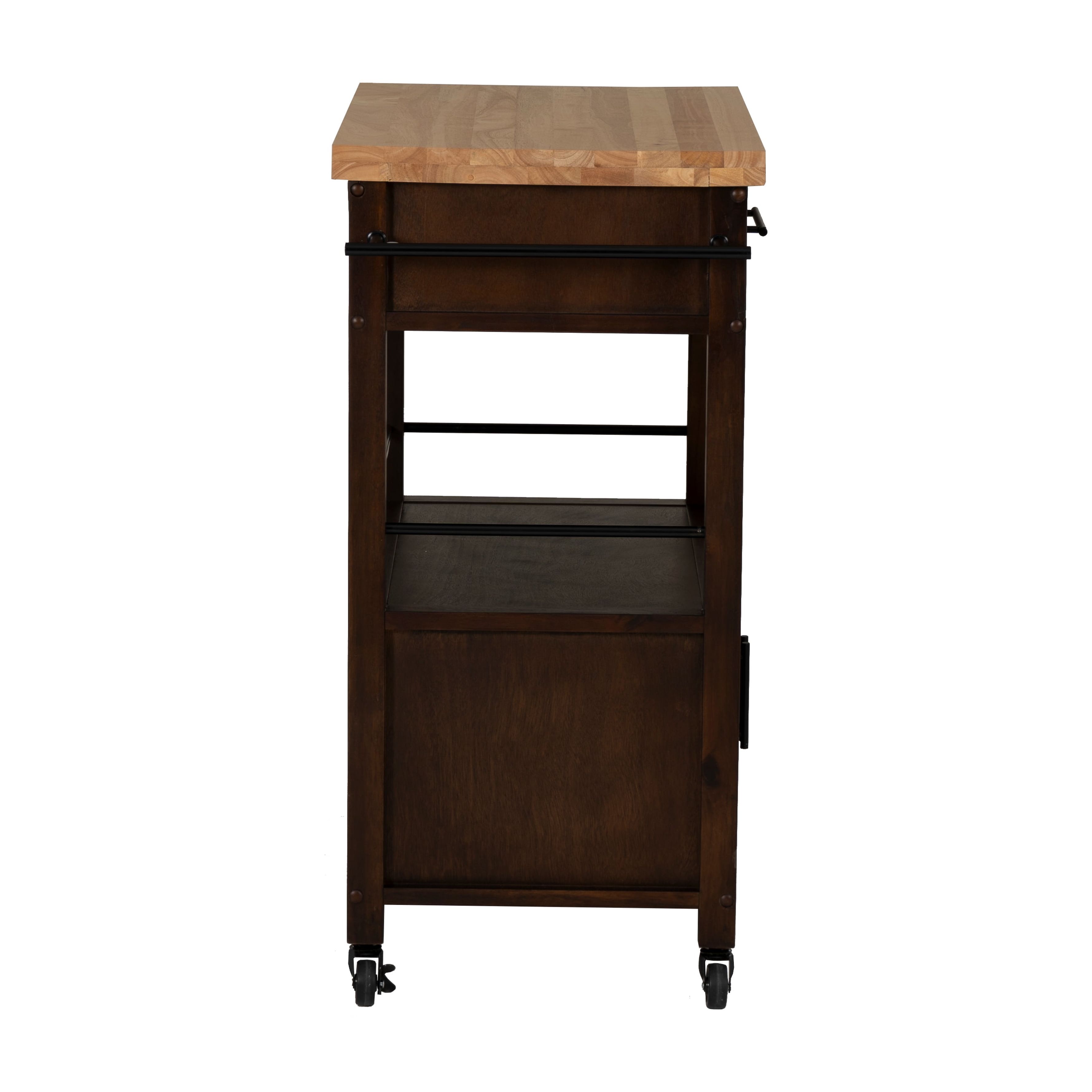 Lennix Kitchen Cart Brown