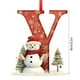 thumbnail image 2 of Decoraciones de Halloween, 26 letras, decoración para árbol de Navidad, colgante, adornos para árbol de Navidad, adornos navideños personalizados, decoración navideña, decoración colgante para árbol d, 2 of 2