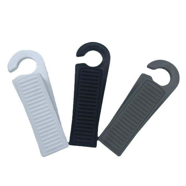 Goma Topes de Puerta, Tapón de Goma de la Puerta, 3 Piezas Cuñas para Puerta Protectores de Dedo para Casa Oficina, Funcionan en Cualquier Tipo de Superficie LingWen 1327537068044
