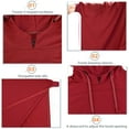 thumbnail image 5 of Oversized Hooded Poncho Cape, Casual Hoodie Sweatshirt, Batwing Coat Pullover | Light Weight, Cozy, Comfortable, Roomy | for Adults Women Men Teens, 5 of 7