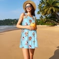 thumbnail image 3 of Fotbe winter cow cute Vestido de Verano sin Mangas para Mujer – Vestido Midi Línea A, Estilo Camiseta Floral, Vestido Playero Casual y Fluido, 3 of 7
