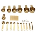 thumbnail image 3 of 18PCS Measuring Cup Stainless Steel Gold Coffee Spoon Cup Set Baking Scale Measuring Scoop Cup Set, 3 of 6