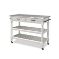 thumbnail image 2 of Homestyles General Line Wood Kitchen Cart in Off White, 2 of 14