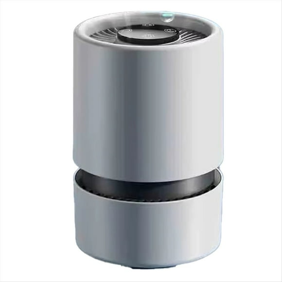 Purificador de Aire para Escritorio: Filtro HEPA, Control Táctil, Eliminación de Formaldehído y Humo, Funcionamiento Silencioso. Mini Purificador de Aire.