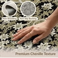 thumbnail image 6 of ODIKA Forest Vintage Damask Symmetrical Scroll Motif Botanical Snake Flowing Dynamic Stain Resistant Low Profile for Dorm Room, Small Living Apartment, 6 of 7
