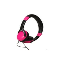 GabbaGoods Safe Sounds Volume Limited Kids Headphones, 85 Decibel Over Ear Headphones (Pink)