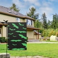 thumbnail image 2 of Black Halloween Bats with Green Fall Garden Flags 12.5"x18" Double Side,Small Yard Flags for Outside,Outdoor Fall Decor,Autumn Funny Garden Flag Yard Decoration, 2 of 4