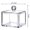 transparent, variant on Square Acrylic Qtip Holder - Clear Apothecary Jars with Lids - Bathroom Vanity Storage Canister - Shatterproof Square Organizers for Cotton Swabs