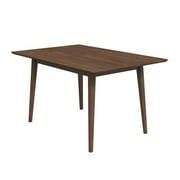 Alpella Modern Style Solid Wood Walnut 47" Rectangular Dining Room&Kitchen Table