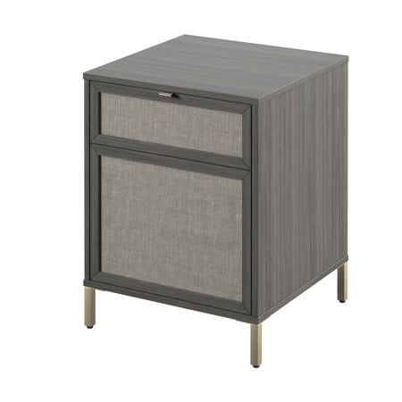 Twin Star Home Night Stand with USB Charging