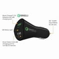 thumbnail image 2 of 30W Fast Car Charger for Motorola Moto G Play (2024) - 2-Port USB 6ft Cable Type-C Quick Charge DC Socket Power V2J for Moto G Play (2024), 2 of 6