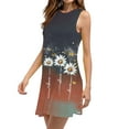 thumbnail image 4 of Patlollav 2025 Dresses Womens Casual Loose Summer Printed Sleeveless Dress, 4 of 6