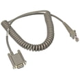 thumbnail image 1 of Datalogic Scanning 90A051891 Cable, RS-232, 9P, Female, Coiled, CAB-408, 6' Size, 1 of 3