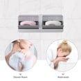 thumbnail image 2 of Shisuyan Sundries Storage Rack Simple Storage Shelf Grey 1Pc 10X4X1In, 2 of 9