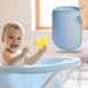 thumbnail image 1 of Guante De Baño Guante De Baño Guante de baño sin dolor Esponja para frotar el cuerpo Guantes de limpieza exfoliantes Unisex (Azul), 1 of 5