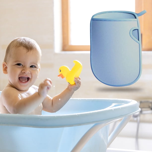 Guante De Baño Guante De Baño Guante de baño sin dolor Esponja para frotar el cuerpo Guantes de limpieza exfoliantes Unisex (Azul)