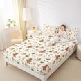 thumbnail image 4 of Feelyou Merry Christmas Full Size Sheets, Gingerbread Man Bed Sheets, Kids Teens Boys Girls Sheet Sets, Luxury Bedroom Decor,4 Pieces, 4 of 7