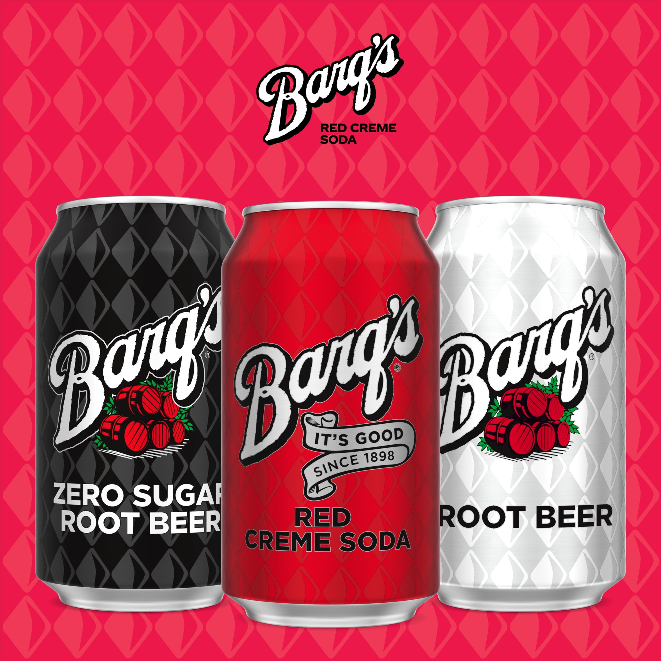 Barq's Red Creme Soda Pop Fridge Pack Cans, 12 fl oz, 12 Pack