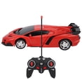 thumbnail image 3 of Juguete de control remoto para niños a escala 1:18, regalo, robot rojo deformable, coche RC, 3 of 8