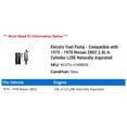 thumbnail image 2 of Electric Fuel Pump - Compatible with 1975 - 1978 Nissan 280Z 2.8L 6-Cylinder L28E Naturally Aspirated 1976 1977, 2 of 2