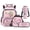 Pink Boba Axolotl, variant on Yspwyqan Pink Boba Axolotl 4 Pcs Girls Backpack Set, Cute Kids School Bag with Lunch Bag Pencil Case Water Bottle Sleeve for Preschool Kindergarten Elementary