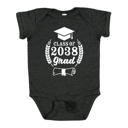 

Inktastic Class of 2038 Grad with Diploma and Graduation Cap Gift Baby Boy or Baby Girl Bodysuit