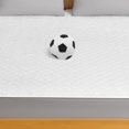 thumbnail image 4 of Juguete de peluche de fútbol, ​​adorable modelo de fútbol, ​​juguete de peluche, decoración del hogar para niños, 4 of 5