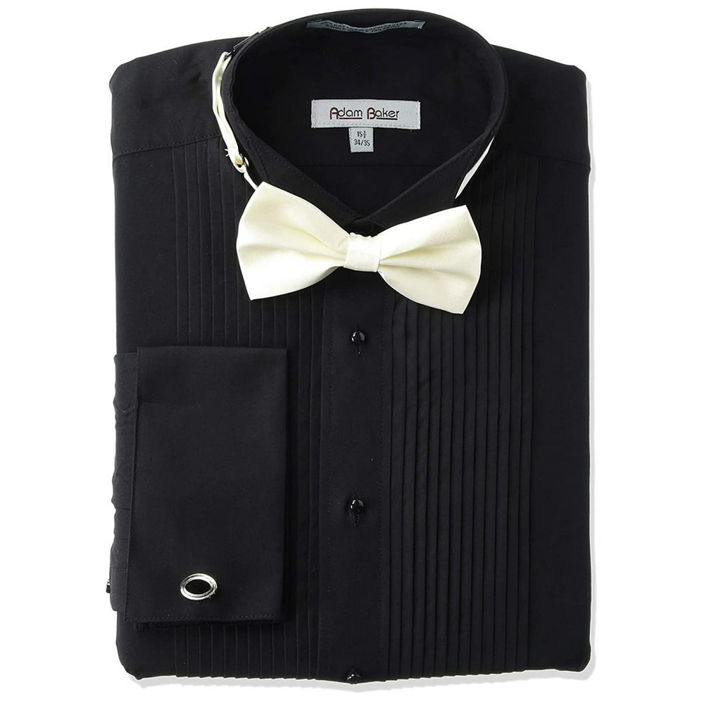 wingtip collar tuxedo shirt