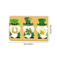 thumbnail image 3 of RyanK St Patricks Day Decorations St. Patrick's Day Door Mat - Front Door Mat - Bath Rug Super Absorbent Quick Dry - Rubber Backing Non Slip Washable Bathroom Floor Mats -Green 16x24 IN, 3 of 8